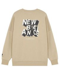 New Balance - 3D Logo Printing Round Neck Sports - Lyst