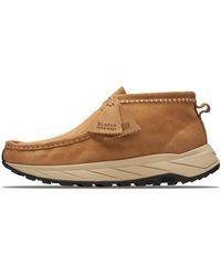 Clarks - Wallabee Eden Suede 'Dark Sand' - Lyst