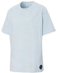 PUMA - (Wmns) X Pronounce Crossover W Graphic Tee Printing Pattern Solid Color Round Neck Short Sleeve - Lyst