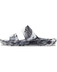 Crocs™ - Classic Clog Marble Beach Sports Slippers - Lyst