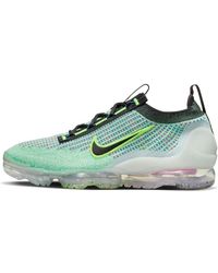 Nike - Air Vapormax 2021 Flyknit Next Nature 'Volt Photo' - Lyst