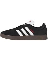 adidas - Vl Court Lifestyle Skate Shoes Gum' - Lyst