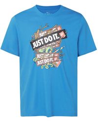 Nike - Just Doit Casual Sports Alphabet Printing Short Sleeve - Lyst