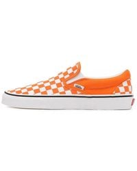 Vans - Classic Slip-On Tiger Checkerboard' - Lyst