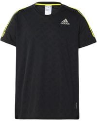 adidas - Sports Training Quick Dry Stripe Printing Short Sleeve - Lyst