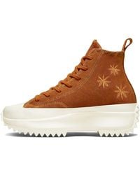Converse - Run Star Hike Platform High 'Embroidered Floral - Lyst