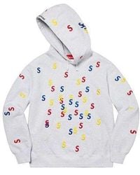 Supreme - Embroidered S Hooded Sweatshirt - Lyst