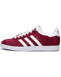 adidas - Gazelle Shoes 'Burgundy' - Lyst