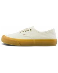 Vans - Authentic Breathable Wear-Resistant Non-Slip Low Top Casual Skate Shoes Ivory - Lyst