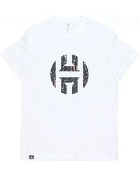 adidas - Harden Logo Tee Basketball Sports Short-Sleeve Tee - Lyst