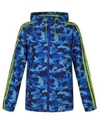 adidas - Neo M Radio W Wb Camouflage Hooded Sports Jacket - Lyst