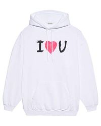 Balenciaga - (Wmns) Ss21 Printing Hoodie - Lyst
