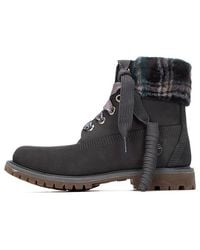 Timberland - (Wmns) Lindon Woods 6 Inch Waterproof Boot 'Dark Nubuck And Printed Collar' - Lyst