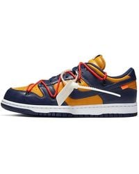 Nike - X Off- Dunk Low 'University' - Lyst