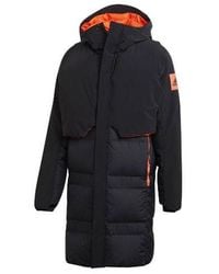 adidas - Myshelter Cr Stay Warm Detachable Reversible Vest Sports Reflective Mid-Length Hooded Down Jacket - Lyst