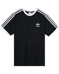 adidas - Originals Adicolor Classic S 3 Bands Embroidery Logo Sport Short Sleeve - Lyst