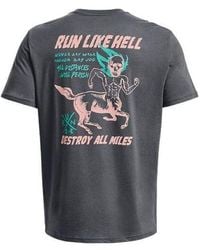 Under Armour - Run Like Hell Graphic T-Shirt 'Pitch' - Lyst