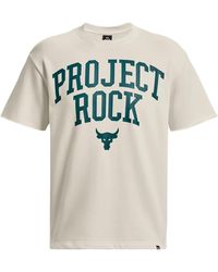 Under Armour - Project Rock Heavyweight Terry Short Sleeve T-shirt - Lyst