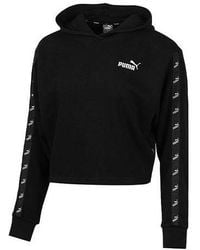 PUMA - (Wmns) Amplified Cropped Tr Hoodie - Lyst