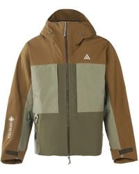 Nike - Acg Loose Zipper Hooded Colorblock Long Sleeves Jacket Autumn Light - Lyst