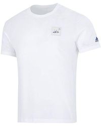 adidas - Alphabet Chinese Character Printing Round Neck Sports Short Sleeve T-Shirt - Lyst