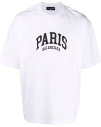 Balenciaga - Cities Paris T-Shirt Medium Fit - Lyst