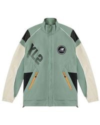 New Balance - Logo Printing Contrasting Colors Athleisure Casual Sports Jacket - Lyst