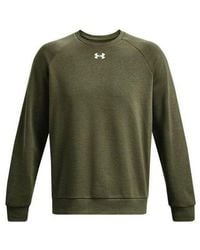 Under Armour - Rival Fleece Crew Top - Lyst