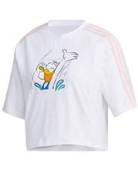 adidas - (Wmns) Neo Donald Duck Sports Short Sleeve - Lyst