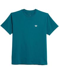 adidas - Originals Solid Color Logo Sports Short Sleeve Couple Style - Lyst