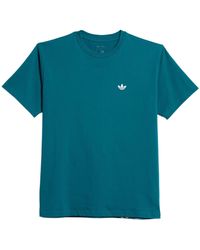 adidas - Originals Solid Color Logo Sports Short Sleeve Couple Style - Lyst