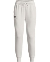 Under Armour - (Wmns) Essential Fleece Tapered Pants - Lyst