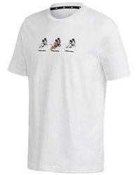 adidas - Disney Mickey Pattern Short Sleeve - Lyst
