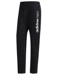 adidas - Neo Casual Sports Knit Long Pants - Lyst