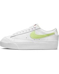 Nike - (Wmns) Blazer Low Platform Light Lemon Twist' - Lyst