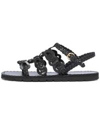 Prada - (Wmns) Braided Leather Sandals - Lyst