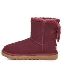 UGG - (Wmns) Mini Bailey Bow Boots 'Wild Grape' - Lyst