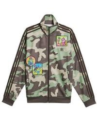 adidas - Originals X Jeremy Scott Crossover Side Camouflage Sports Jacket - Lyst