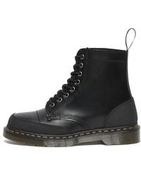 Dr. Martens - 1460 Guard Panel Leather Lace Up Boots - Lyst