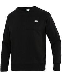 PUMA - Pocket Small Label Sports Knit Round Neck Pullover - Lyst