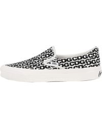 Vans - Comme Des Garcons X Og Classic Slip-On 'Cdg Print - Lyst