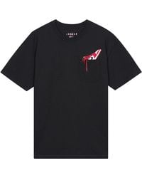 Nike - 1 Pocket Shoes Embroidered Round Neck Short Sleeve T-Shirt - Lyst