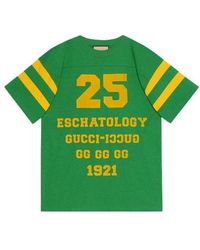Gucci - Ss21 1921 Series Alphabet Printing Casual Short Sleeve - Lyst
