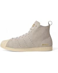 adidas - X Wales Bonner Superstar Hi 'Mist Stone' - Lyst