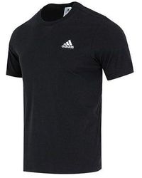 adidas - Essentials Single Jersey Embroidered Small Logo T-Shirt - Lyst