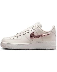 Nike - (Wmns) Air Force 1 Low 'Liquid Metal Swoosh Metallic' - Lyst