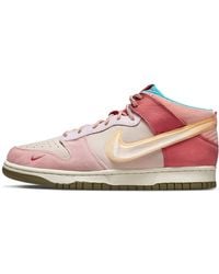 Nike - X Social Status Dunk Mid 'Strawberry Milk' - Lyst
