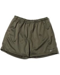 Nike - Solid Color Minimalistic Elastic Waistband Logo Medium Shorts - Lyst