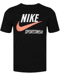 Nike - Sportswear Futura Alphabet Logo Printing Short Sleeve - Lyst