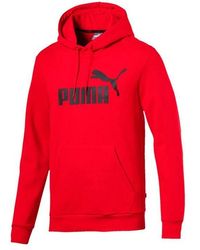 PUMA - Casual Drawstring Hooded Fleece Lined Stay Warm Printing - Lyst